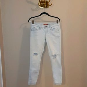 YMI White washed Jeans. Size 7.